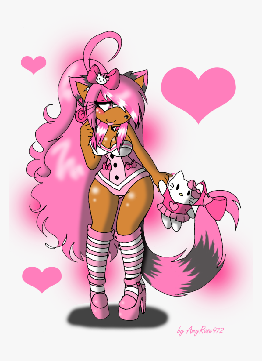 Sexy Hello Kitty Anime, HD Png Download