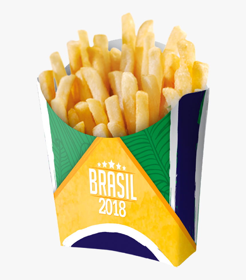 Caixa Batata Frita Brasil 2018 08 Unidades Festcolor, HD Png Download