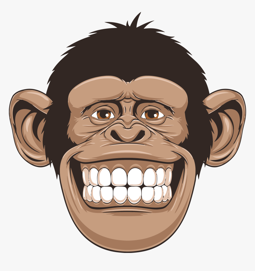 Chimp Drawing Monkey, HD Png Download