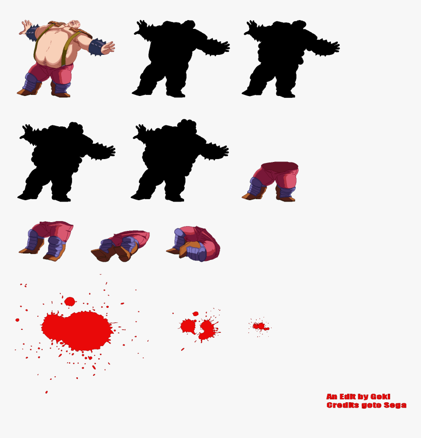 In The Anime And Manga, Kenshiro Kicks His Gut A Thousand, HD Png Download