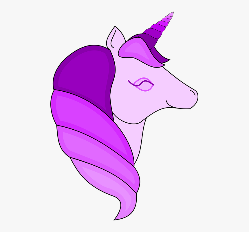 Unicorn, Design, Horse, Animal, Mythical, Pony, Pink, HD Png Download