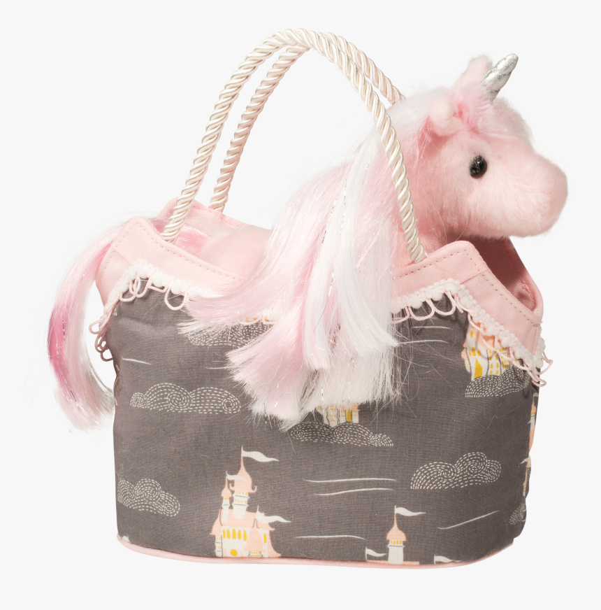 Douglas Sassy Sak Dream Castle Pink Unicorn , Png Download, Transparent Png
