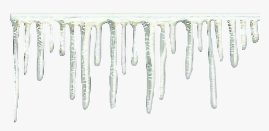 #ice #icicles #white #winter #snow #bynisha#freetoedit, HD Png Download