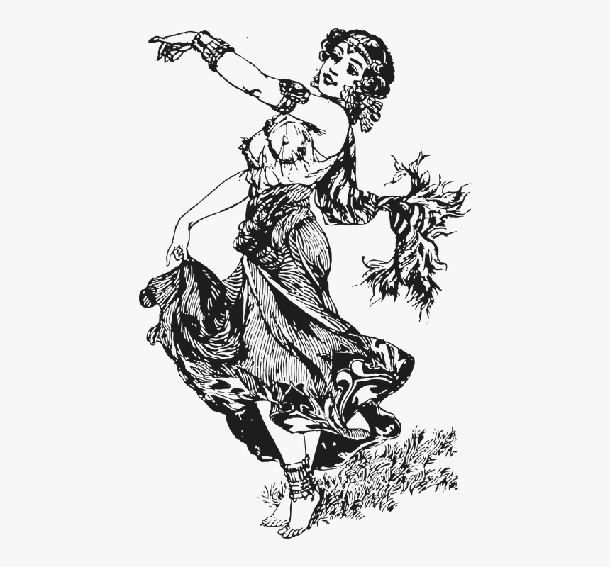 Belly Dancer, Dance, Dancer, Beauty, Glamour, Gypsy, HD Png Download