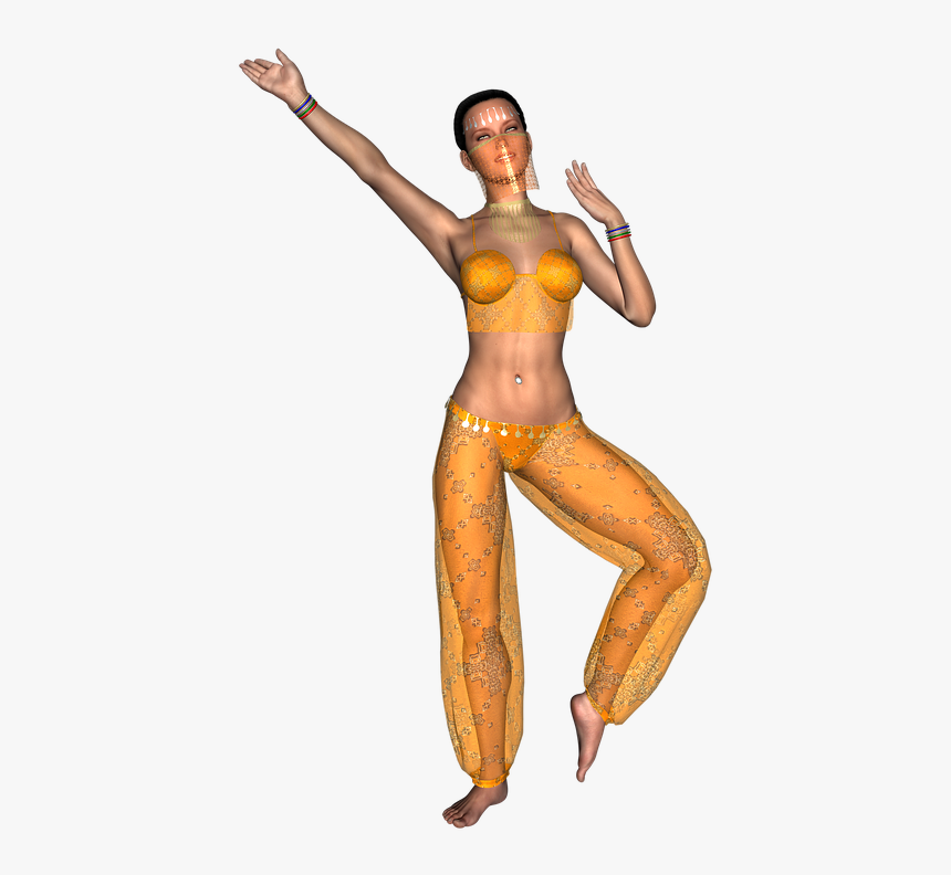 Orient, Belly Dance, Dance, Beautiful Woman, Feminine, HD Png Download