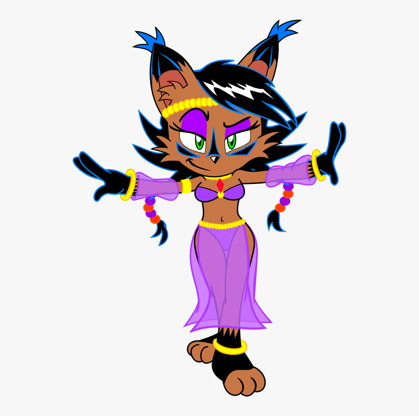 Nicole The Lynx Belly Dancer, HD Png Download