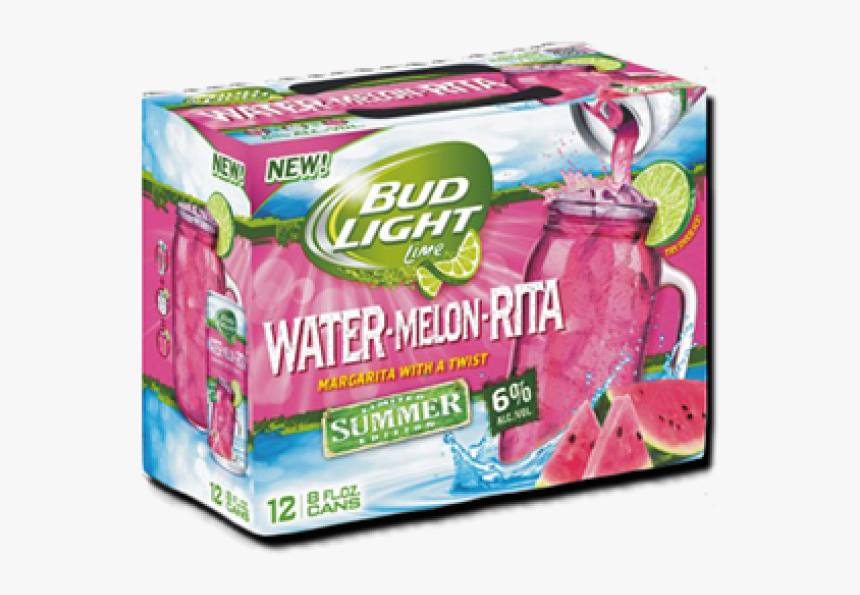 Budweiser Light Watermelon Ber Rita 12 Pack Can - Watermelon Rita Bud Light, HD Png Download