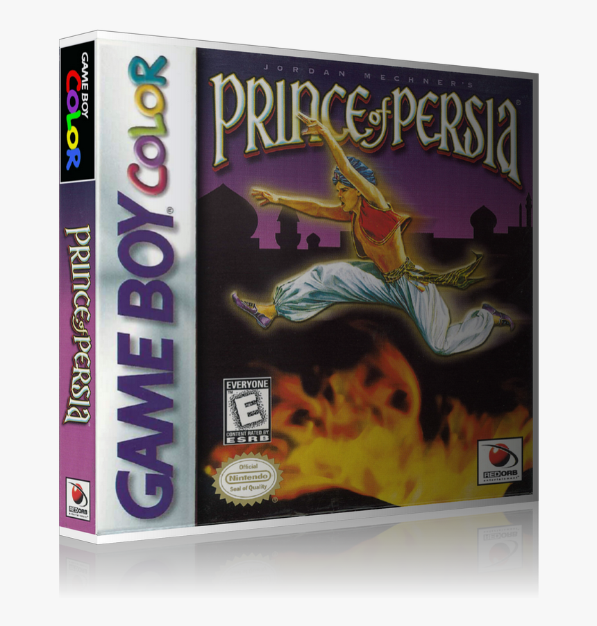 Gameboy Color Prince Of Persia Game Cover To Fit A - Game Boy, HD Png Download