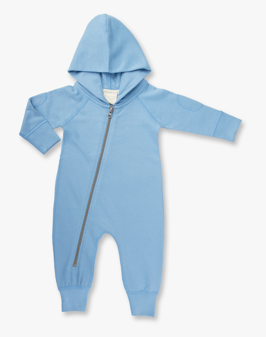 Dusk Blue Winter Zipsuit - Hoodie, HD Png Download
