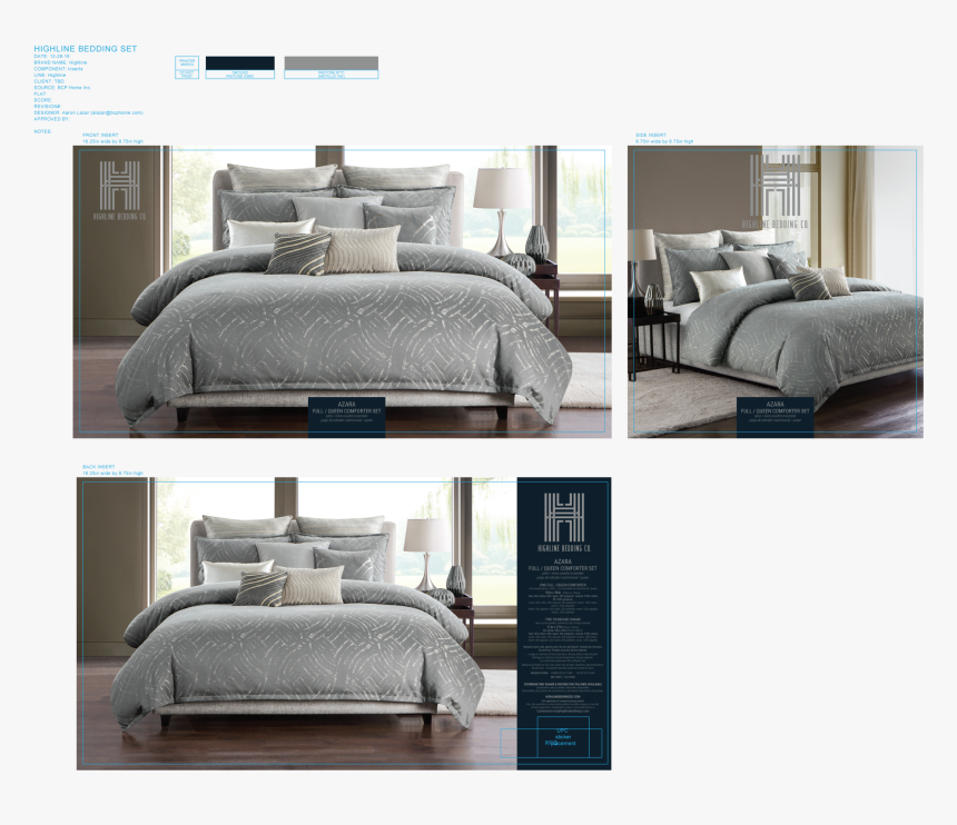 Highline Bedding Co Azara Duvet Cover Set - Bedroom, HD Png Download