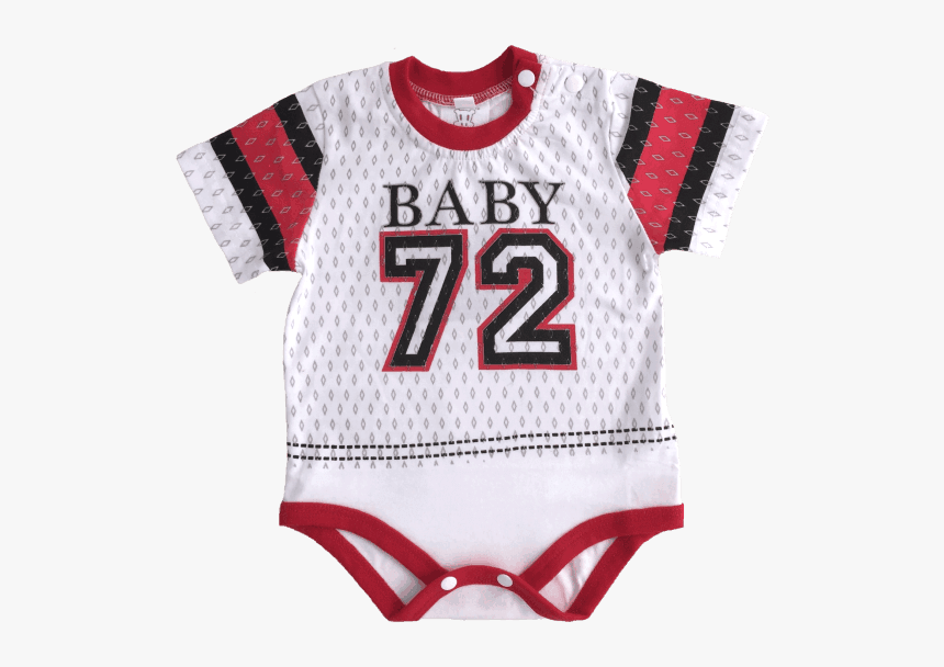 Red And White Print Awesome Baby Clothes - Infant Bed, HD Png Download