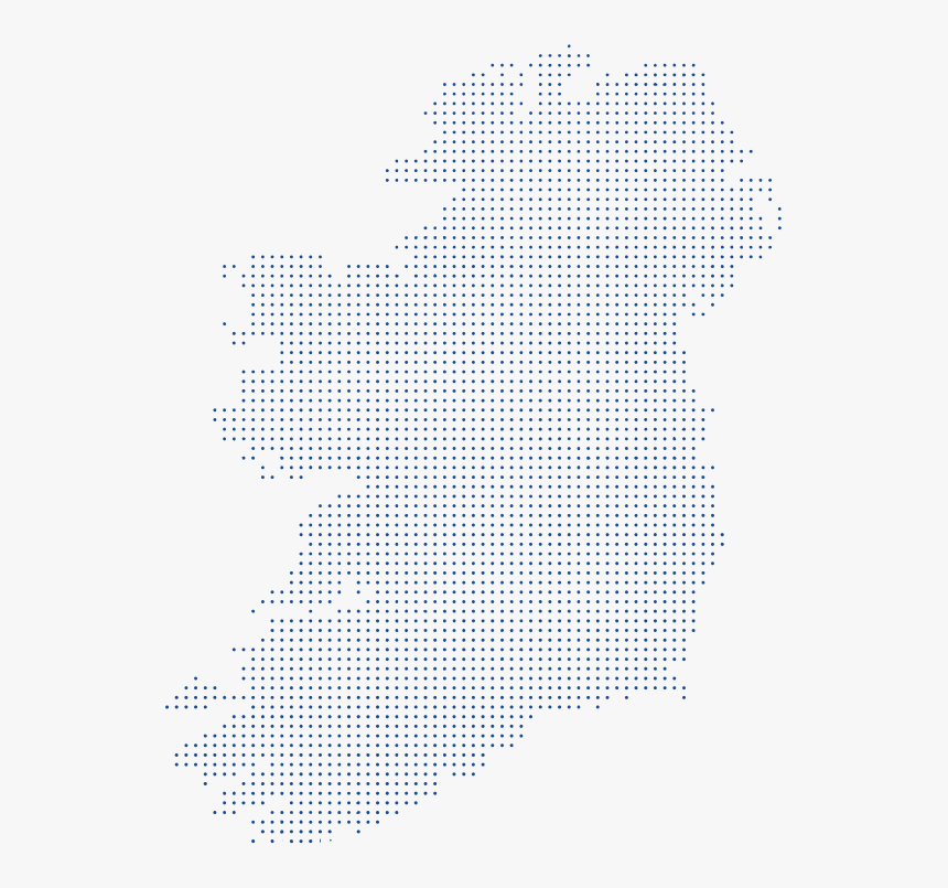 Ireland Made Up Of Dots - Pattern, HD Png Download