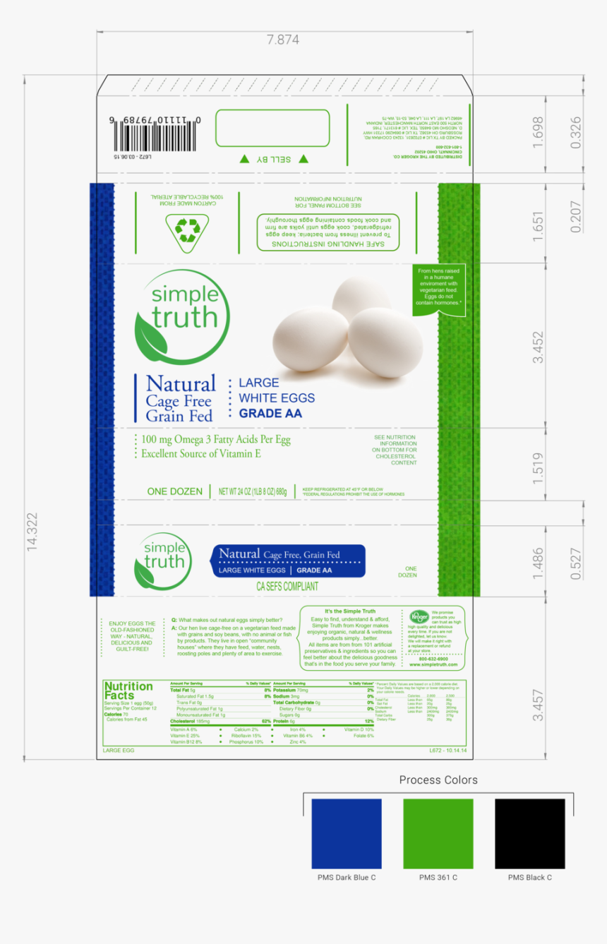 Transparent Egg Carton Png - Colorfulness, Png Download