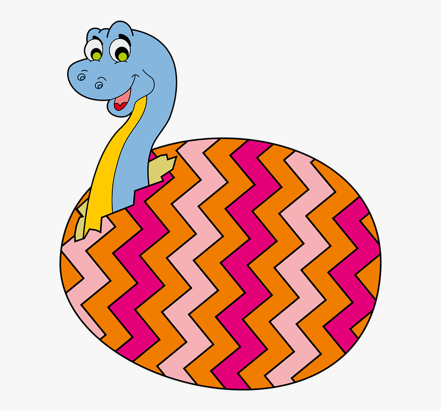 Egg, Dinosaur, Chick, Toddler, Coloring Book - ไข่ ไดโนเสาร์ การ์ตูน ระบายสี, HD Png Download