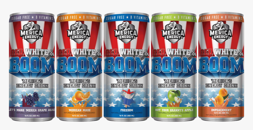 Merica S Energy Drink - Wheat Beer, HD Png Download