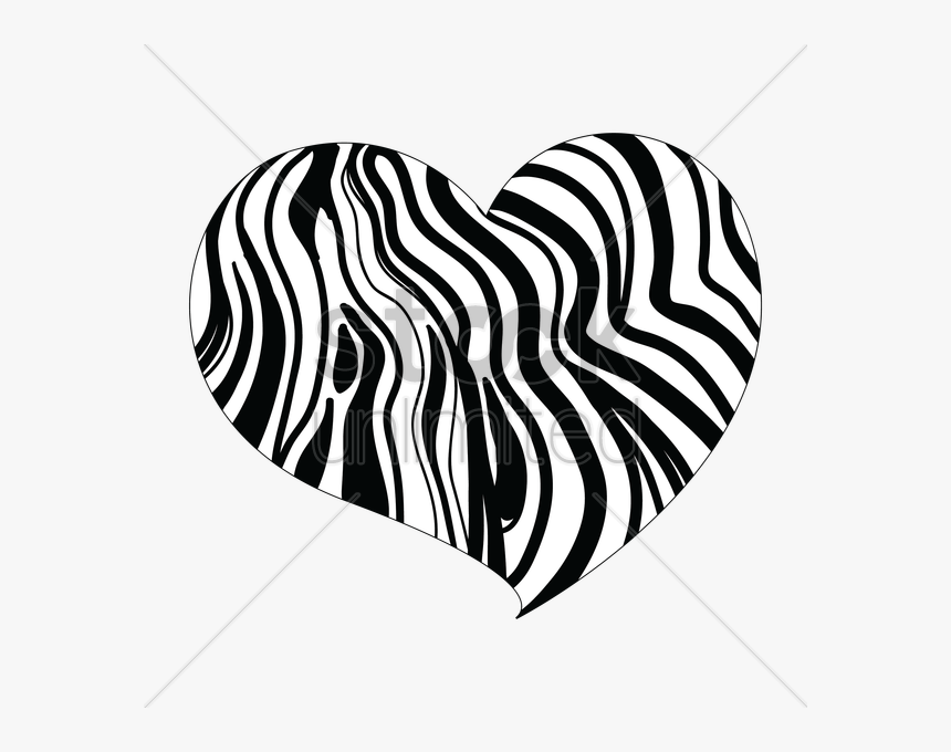 Black And Photography,line,clip Art,line - Zebra Print Clipart Png, Transparent Png