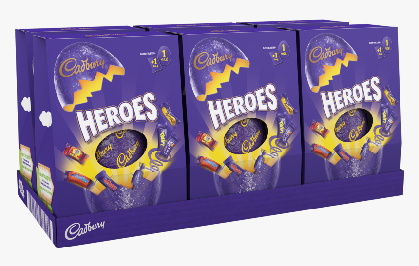 Heroes Easter Egg 254g Box Of - Dairy Milk Oreo Box, HD Png Download