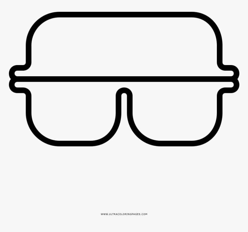 Egg Carton Coloring Page - Tapa De Huevo Para Dibujar, HD Png Download