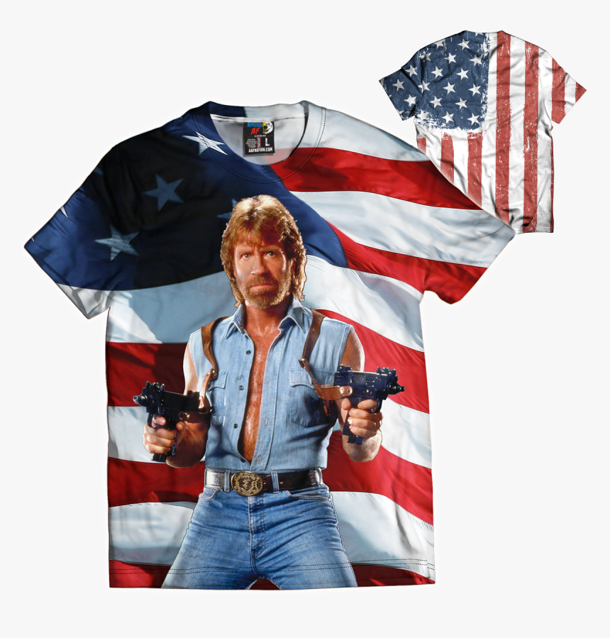 Trump American Flag Tshirt - American As Fuck, HD Png Download