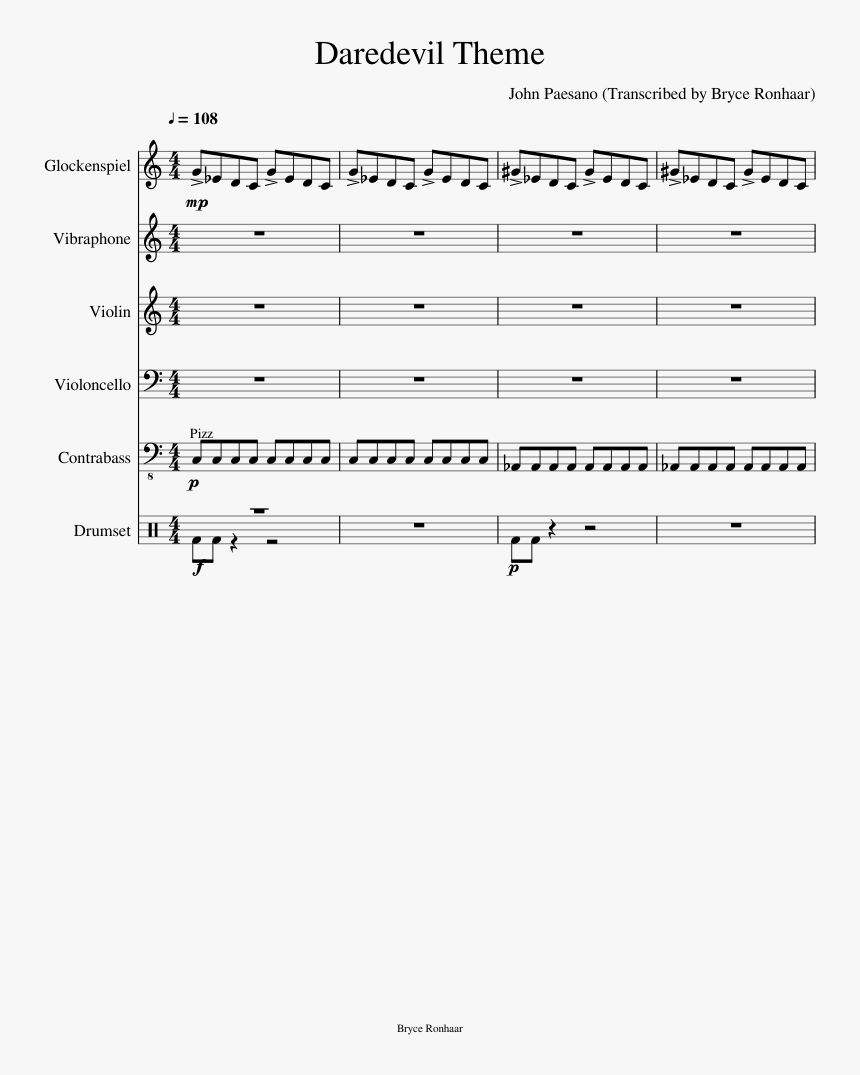 Atom Heart Mother Full Score, HD Png Download