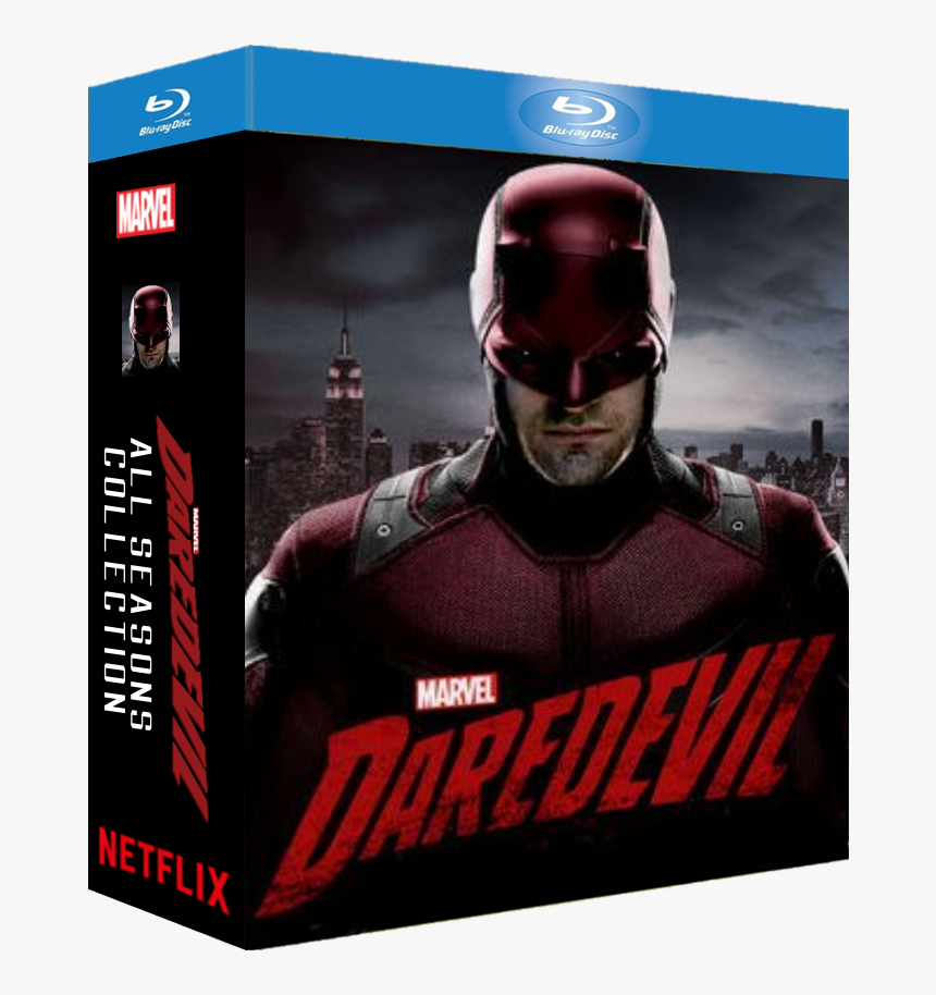 Daredevil All Seasons Bluray Cover - Daredevil Charlie Cox Suit, HD Png Download