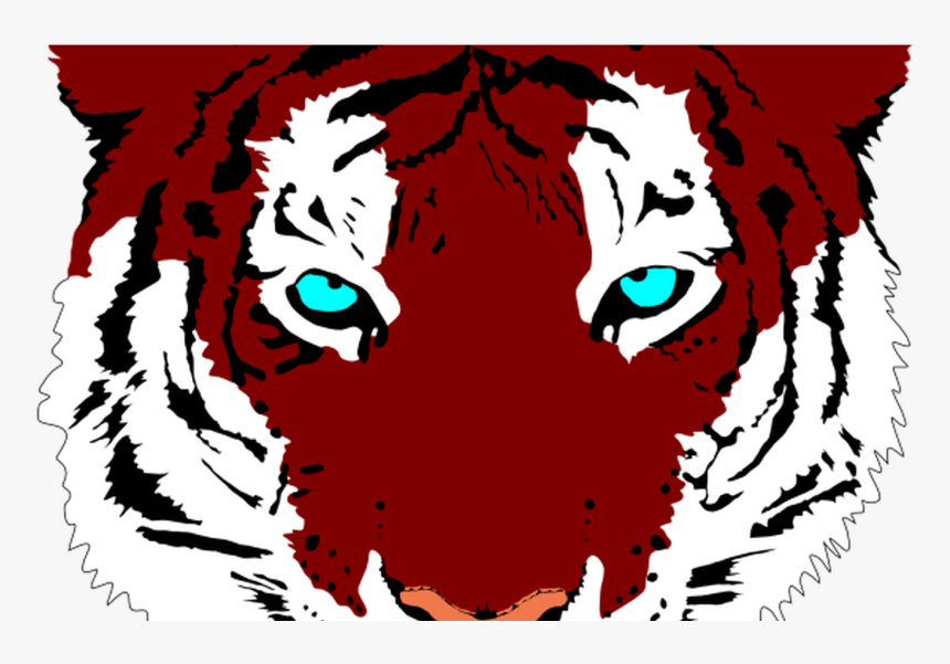 Bengal Cat Clipart - Transparent Tiger Head Clipart, HD Png Download