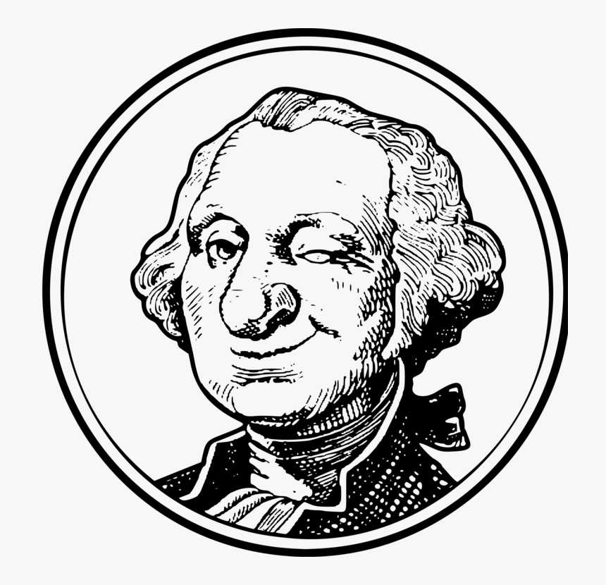 George Washington Funny Drawing Crossing The Delaware - George Washington Funny Cartoon, HD Png Download