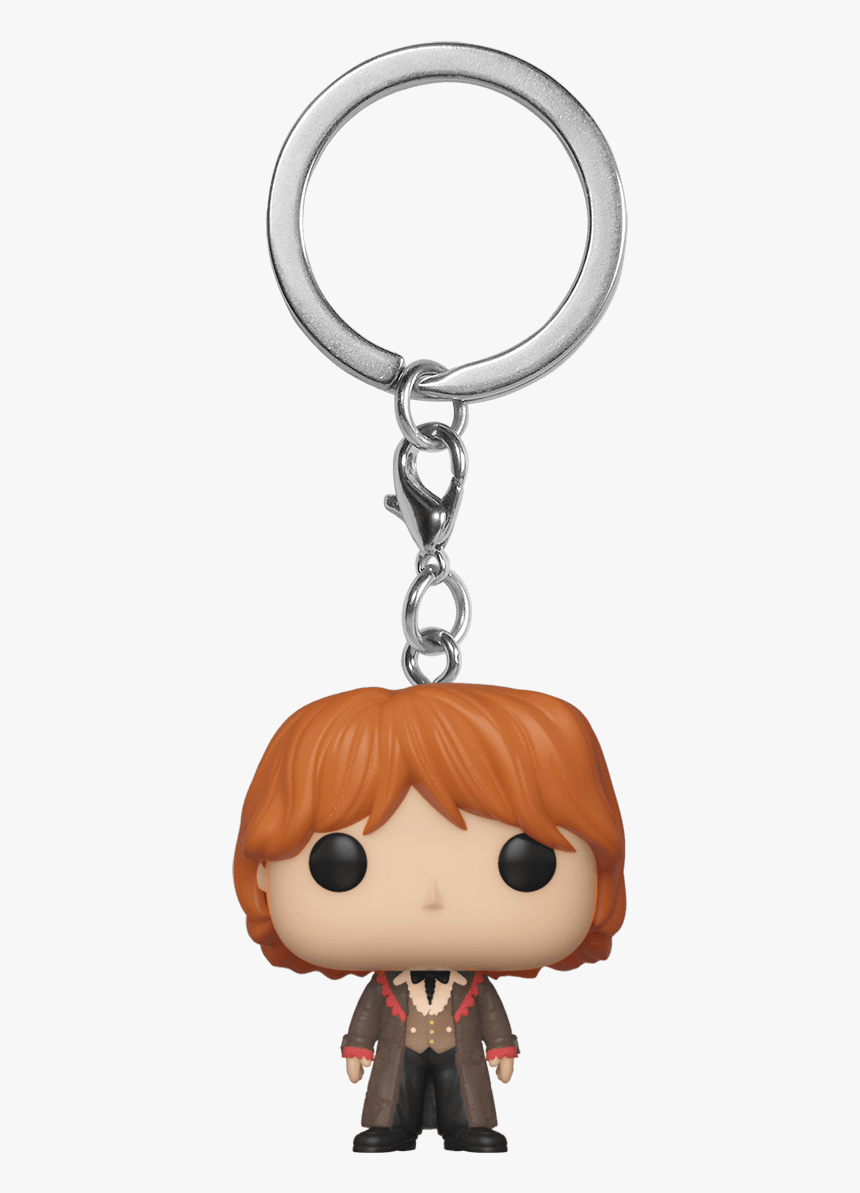 Funko Pop Keychain Yule Ball Ron Weasley, HD Png Download