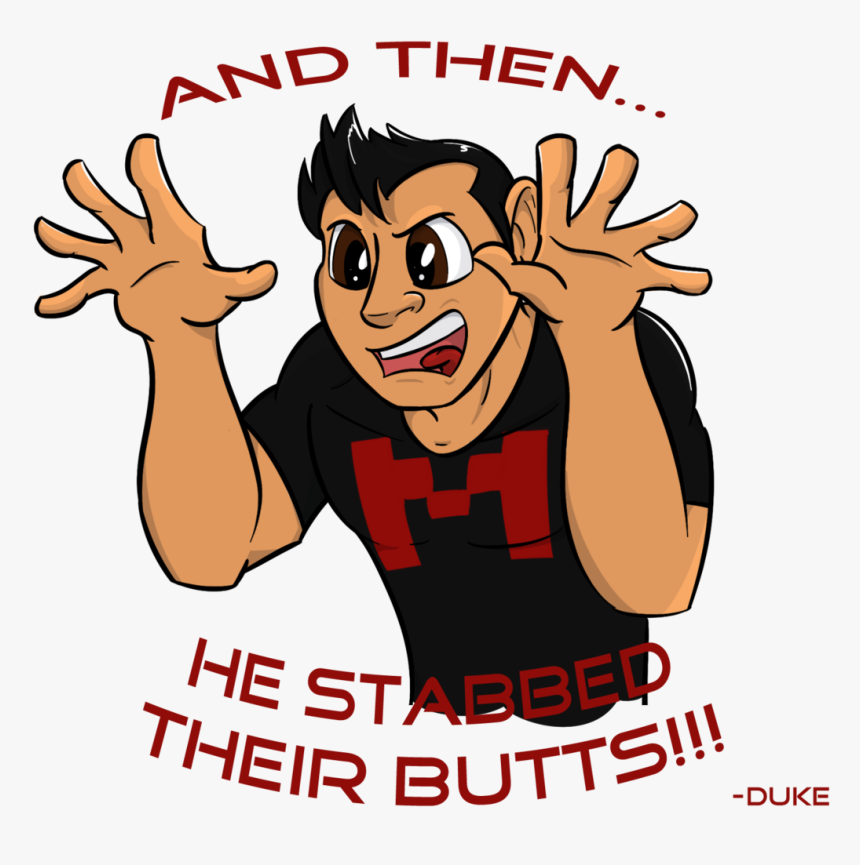 Markiplier The Story Of A Butt Stabber By Desmond Some-d7dca3y - Markiplier Crazed Buttstabber, HD Png Download
