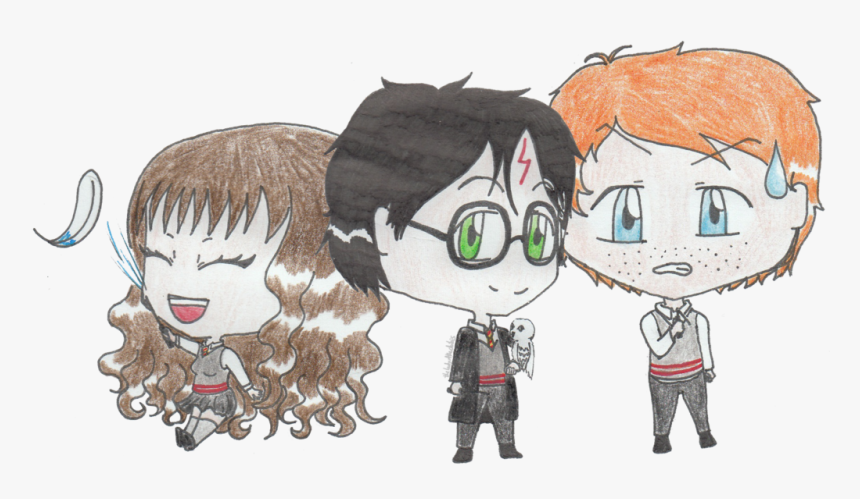 Transparent Ron Weasley Png - Hermione Granger Chibi Art, Png Download
