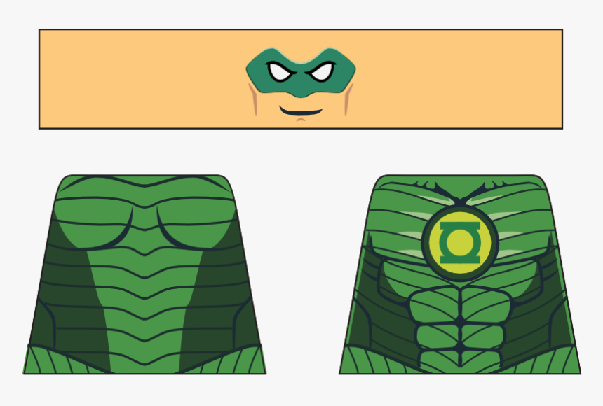 Lego Green Lantern Torso, HD Png Download