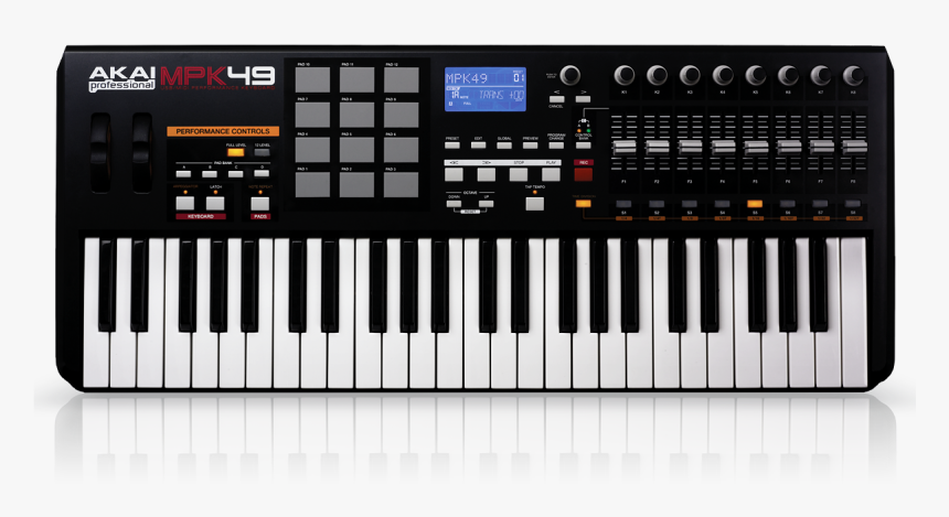 Akai Mpk 49 Midi Keyboard, HD Png Download