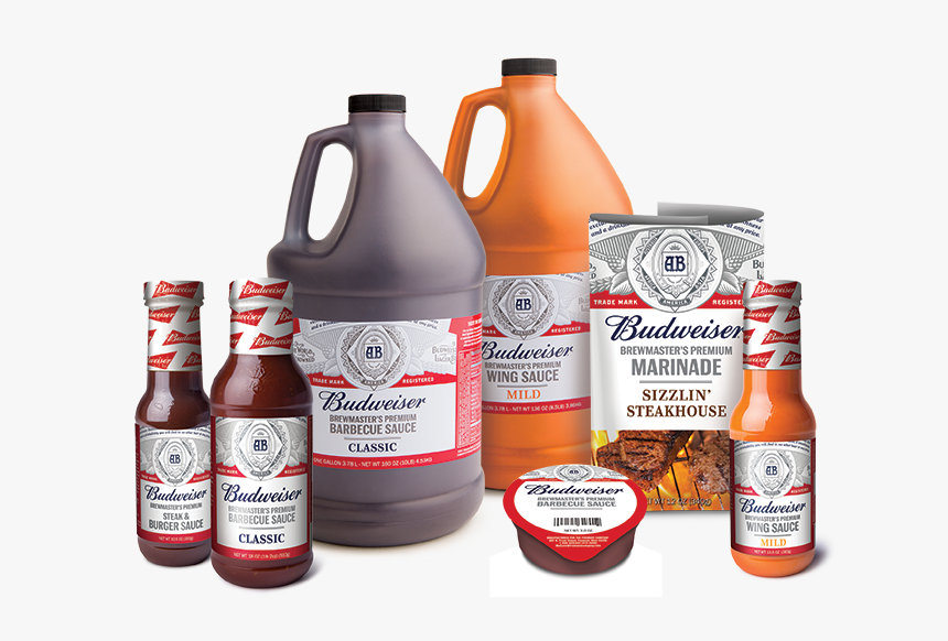 Budweiser Brewmaster S Premium Sauces - Bbq Sauce 1 Gallon, HD Png Download