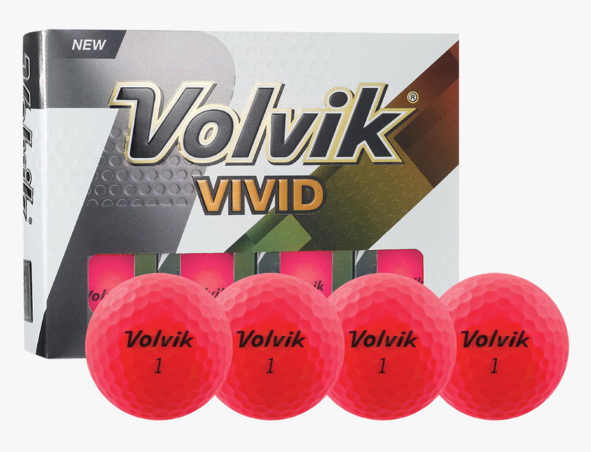 Volvik Vivid Golf Balls - Ball, HD Png Download