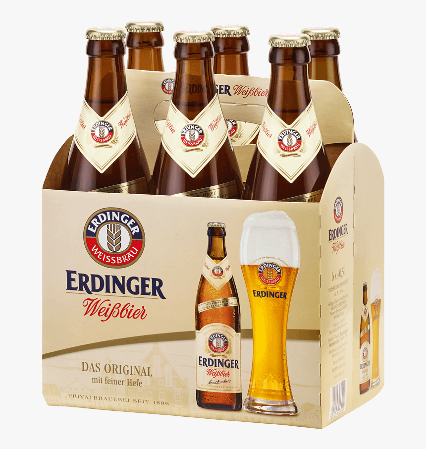 Erdinger Weissbier Beer - Erdinger Weissbier, HD Png Download