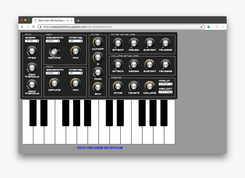 Web Midi Api Controller, HD Png Download
