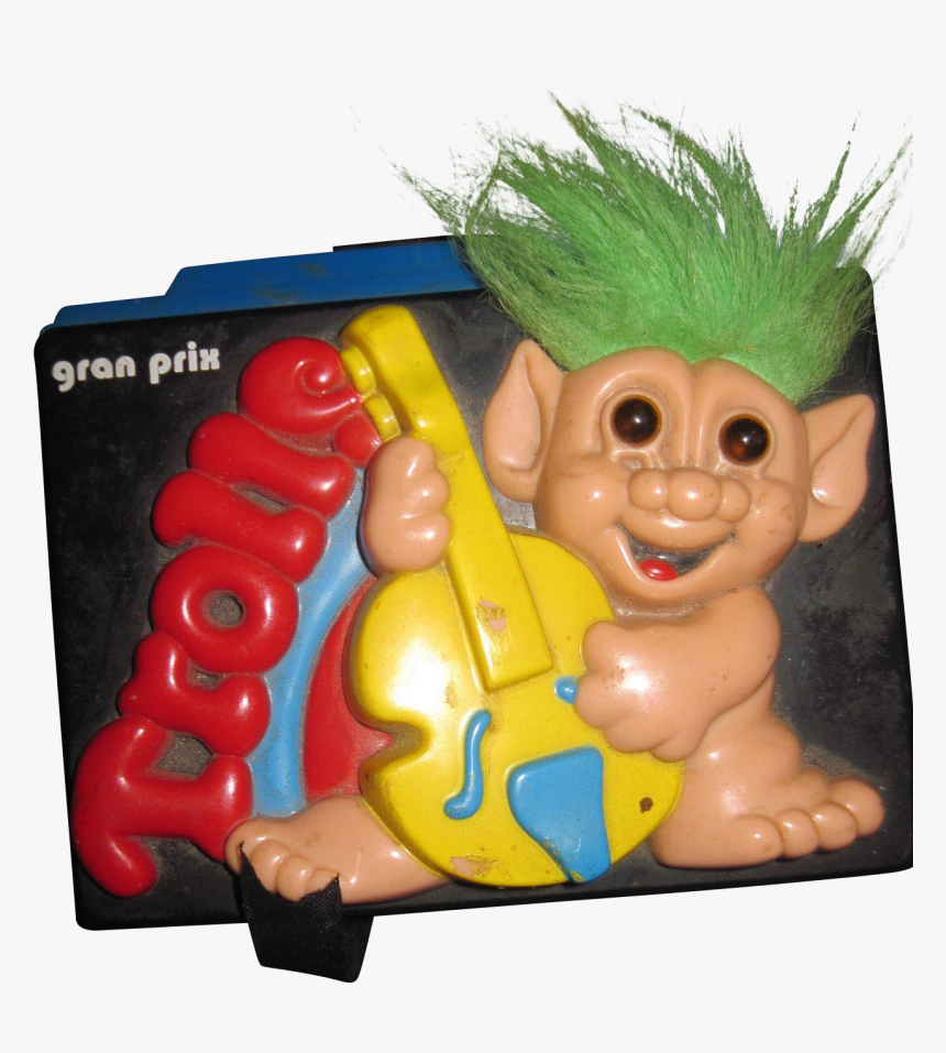 Vintage Gran Prix Troll Tape Recorder - Bridge Troll Playing Guitar, HD Png Download