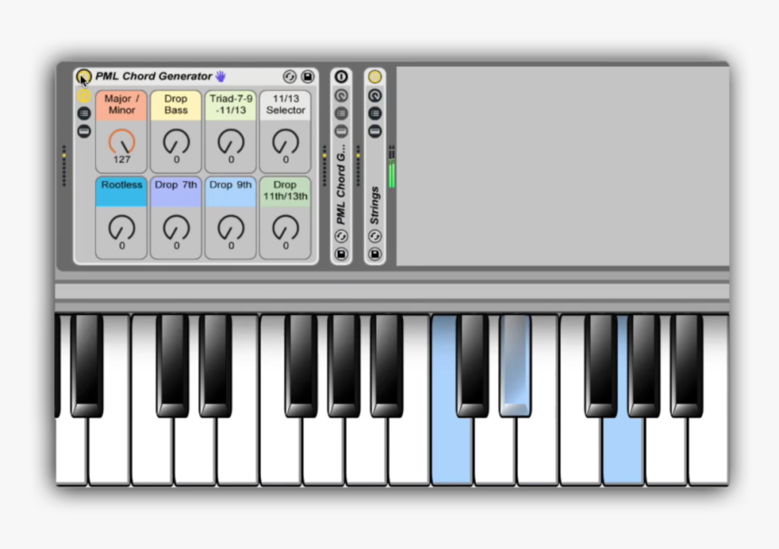 Ableton Live 10 Chord Generator - Ableton 9 Chord Generator, HD Png Download