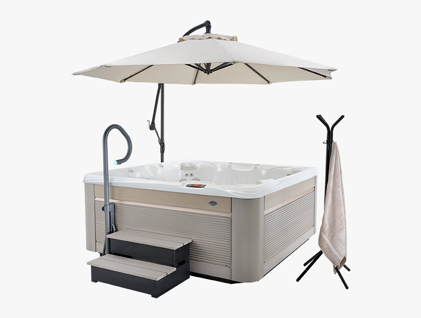 Paradise Reunion Hot Tub Spa With Parchment Colored - Hot Tub, HD Png Download