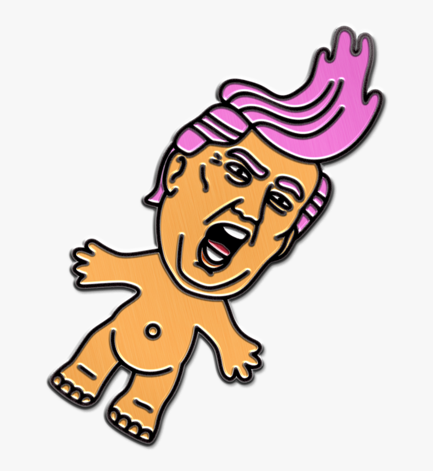Troll Doll Trump Pin , Png Download - Sagmeister And Walsh Pins, Transparent Png