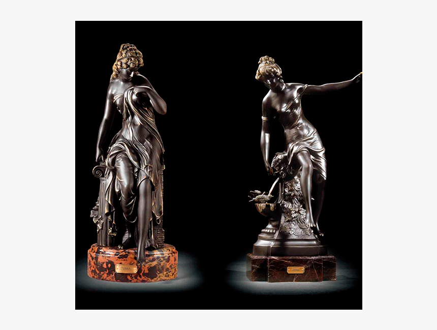 Soher Figuras De Bronce Diosas - Statue, HD Png Download