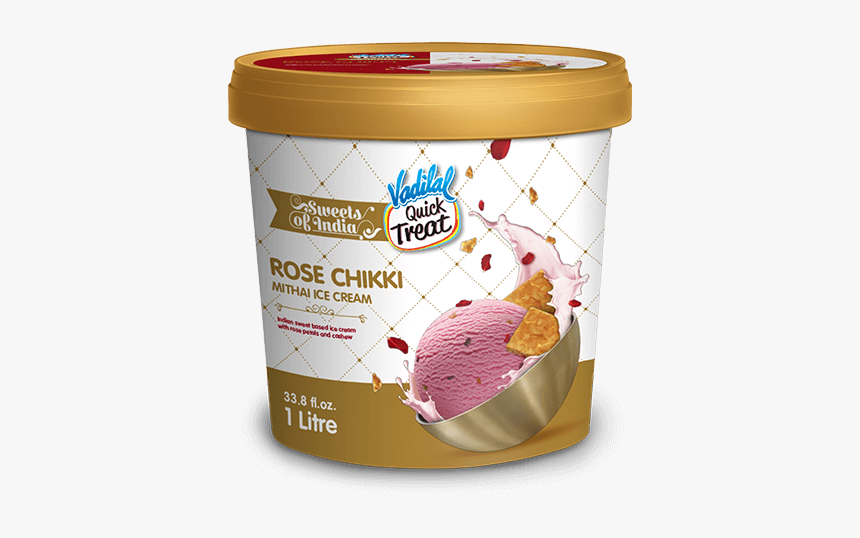 Rose Chikki - Gulab Jamun Flavor Ice Cream, HD Png Download