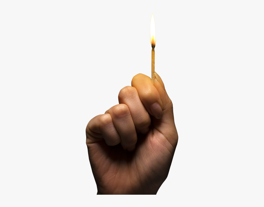 Match In Hand Png, Transparent Png