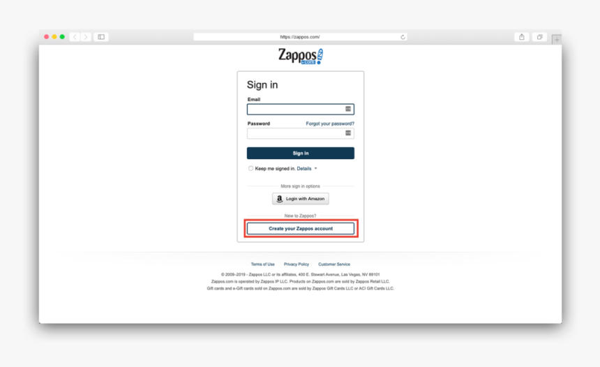 Zappos Account - Zappos, HD Png Download
