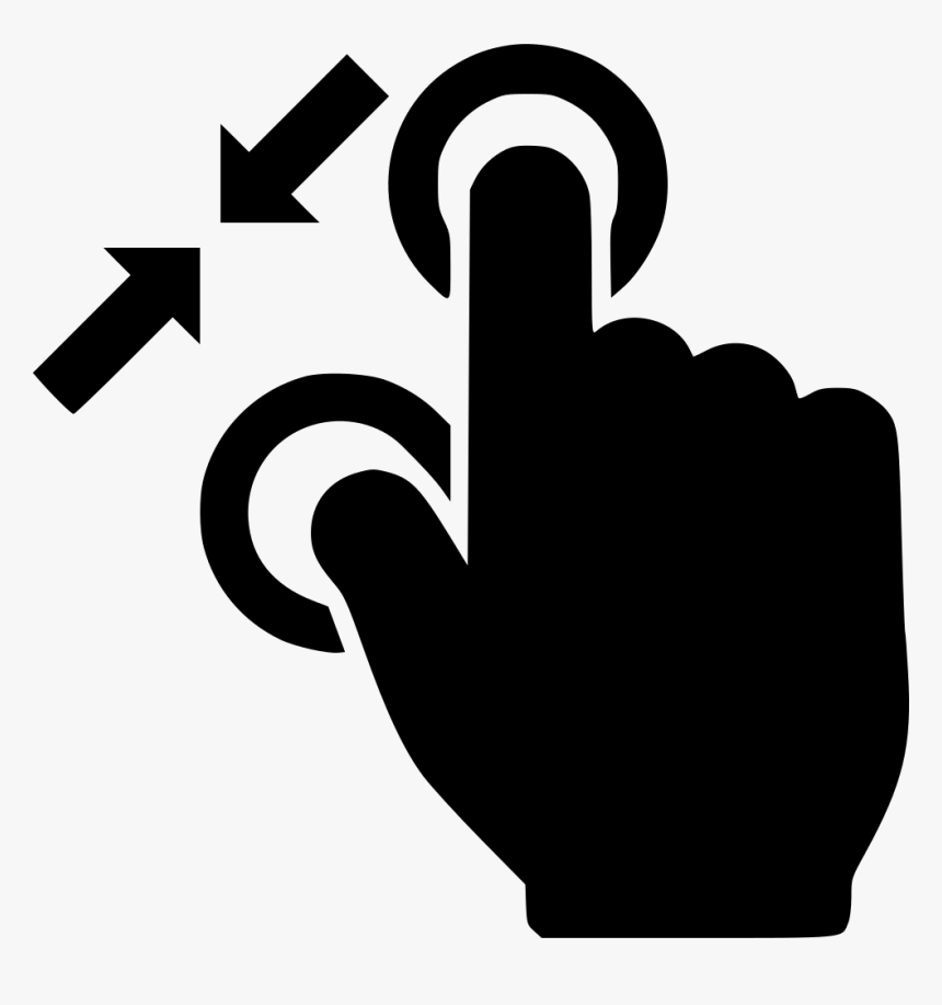 Tap And Zoom Out - Portable Network Graphics, HD Png Download