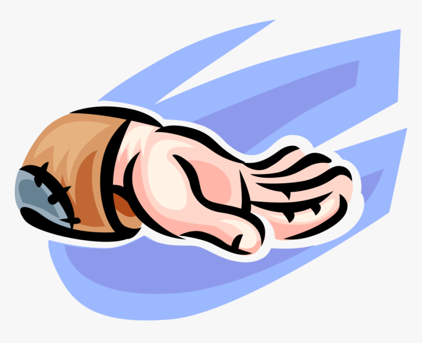Vector Illustration Of Panhandler Hand Accepts Handout, HD Png Download