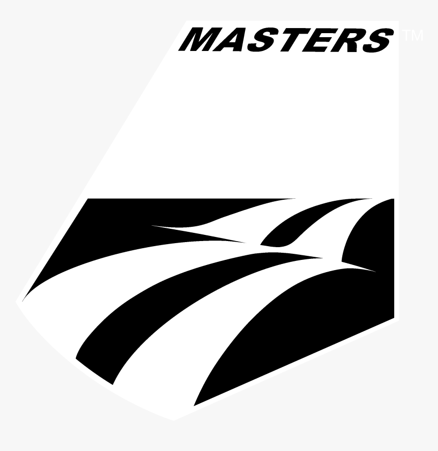 Us Ski Team Masters Logo Black And White Graphic Design, HD Png