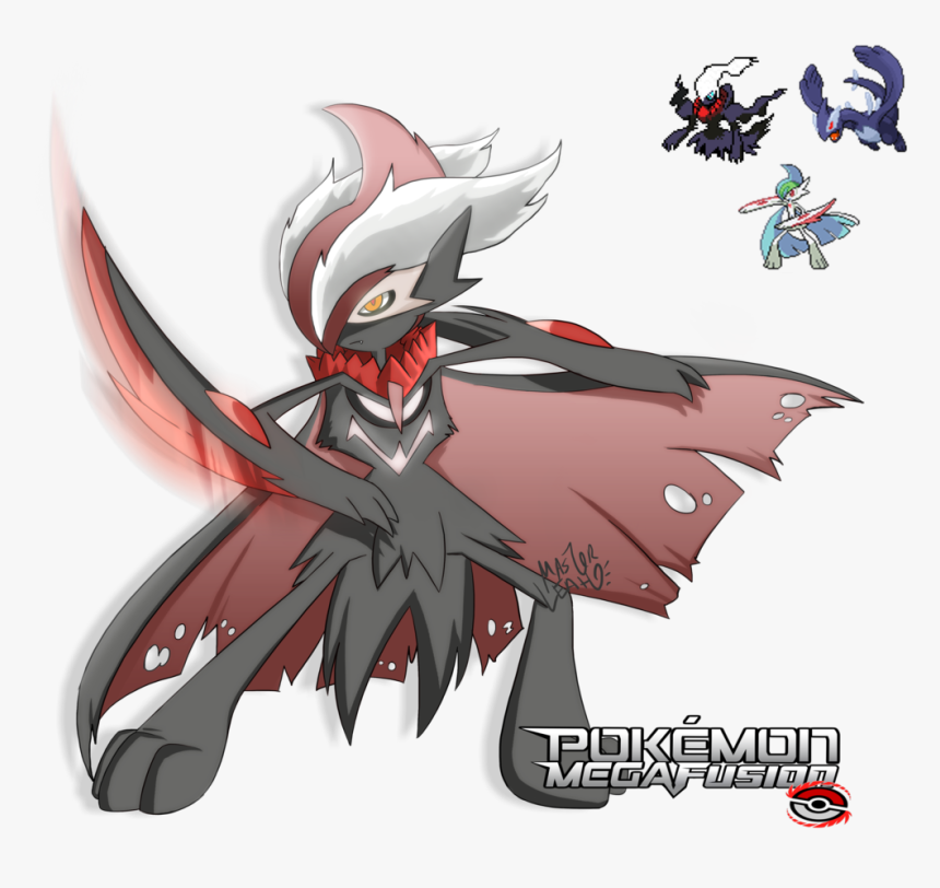 Gallade And Darkrai Fusion , Png Download - Gallade Fusions, Transparent Png