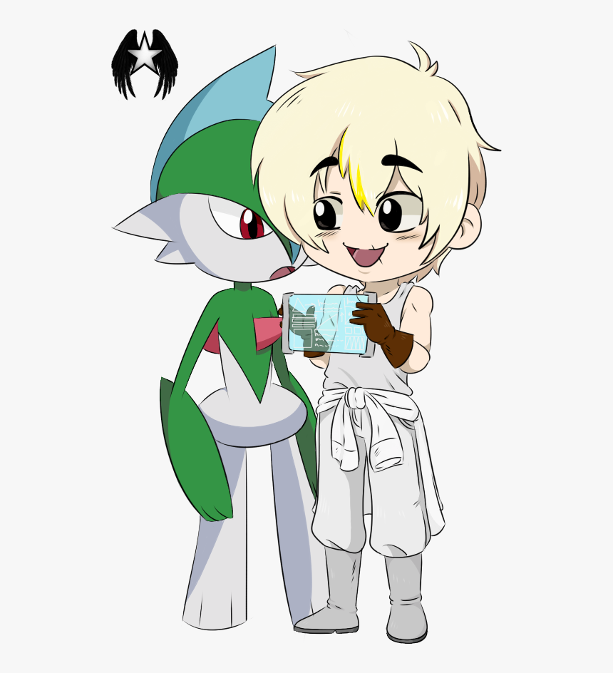 Abel & Gallade - Cartoon, HD Png Download