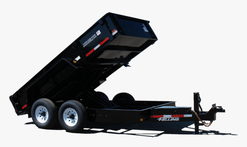 Hydraulic Dump Trailers Ft 12 Dt Hd Heavy Duty Dump - Felling Dump Trailer, HD Png Download